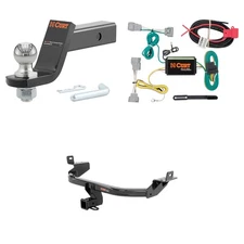 CURT Tow Cargo Package Trailer Hitch, Wiring Harness, 45056 2in Ball Mount 13172