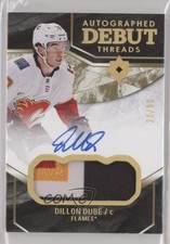 2018 Ultimate Collection Debut Threads 21/99 Dillon Dube #DTA-DD Patch Auto ev1
