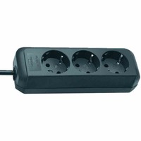 Brennenstuhl Steckdosenleiste Mehrfachsteckdose Eco-Line 3-Fach Schwarz 1,5 M