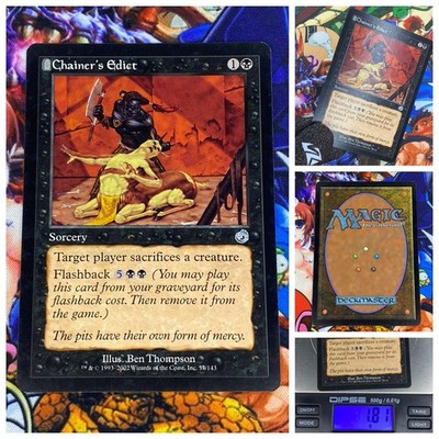 MTG Chainers Edict     NM Magic TCG Torment 2002 Vintage OG Blue Deck Staple