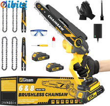 Mini Motosega Con Motore Brushless Da 1000W, Motosega Da 8 E 6 Pollici, Oliatore