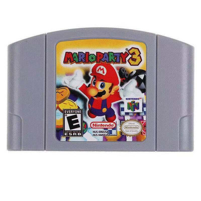 Mario Party 3 (Nintendo 64 N64) Game Cartridge Only - Tested & Working