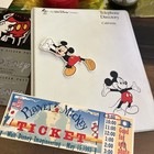 Disney Cast Member Imagineering Ephemera Lot WDI Ticket Silver Pass /Watch — photo 2