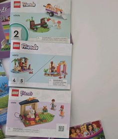 LEGO Friends Instructional Manual Booklets Lot Set 10786 41320 41380 