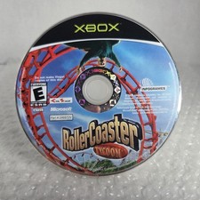 Roller Coaster Tycoon Microsoft Xbox OG Disc Only Tested Infogrames Chris Sawyer
