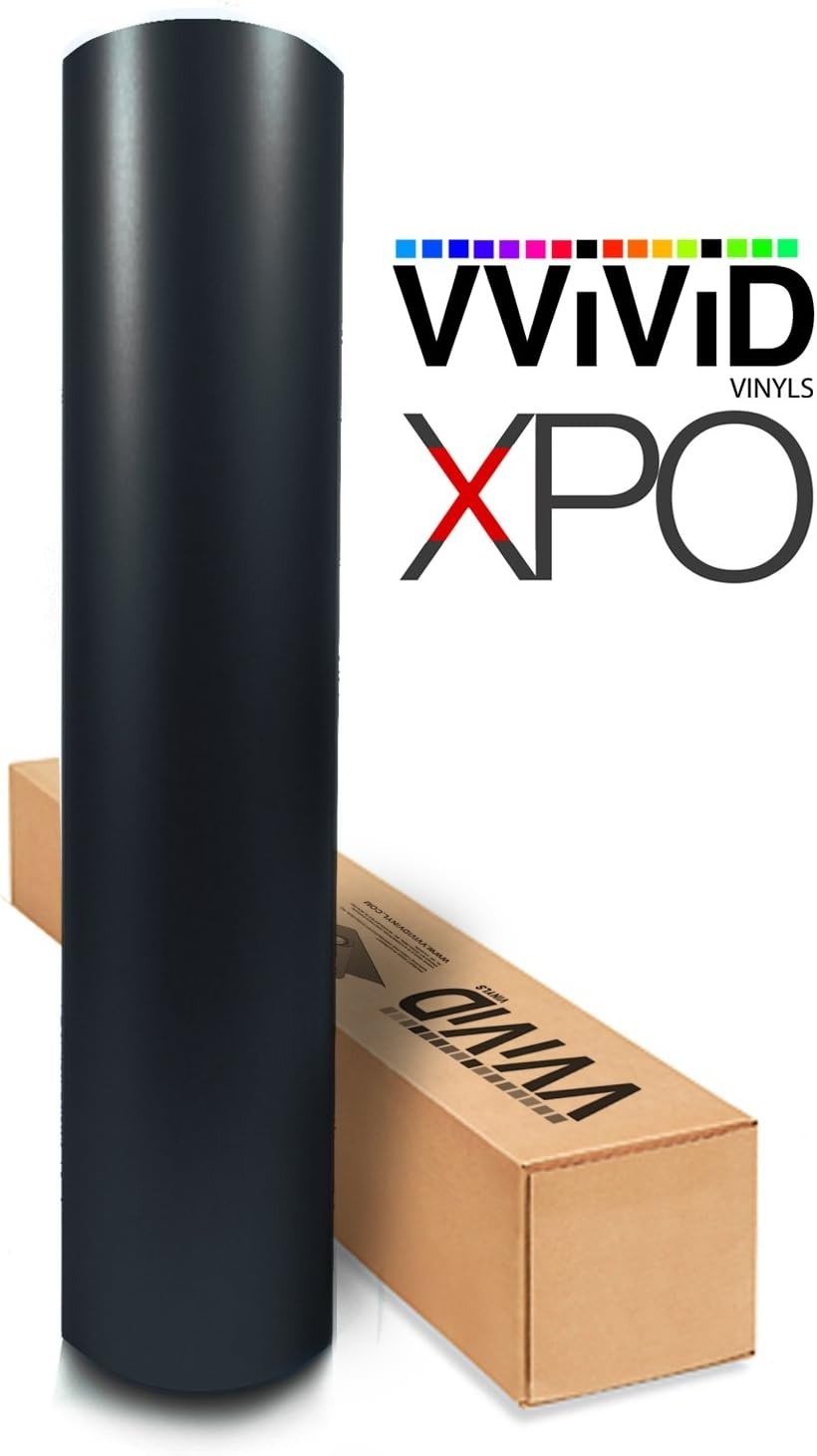Vinile nero opaco 25 piedi x 5 piedi - decalcomania rilascio aria per amanti del fai da te foto 6