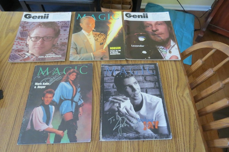 Magic Magazines. Signed. Lot. Jon Armstrong/Hobson/Losander/Jay/Kalin & Ginger