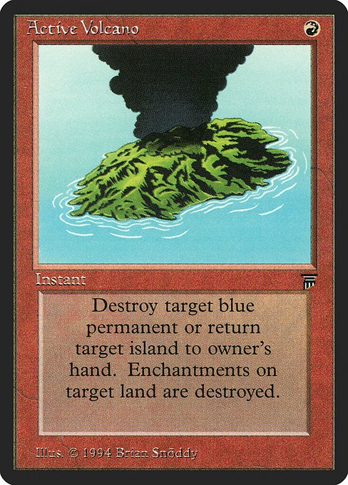 Active Volcano NonFoil Legends 130 NM MTG