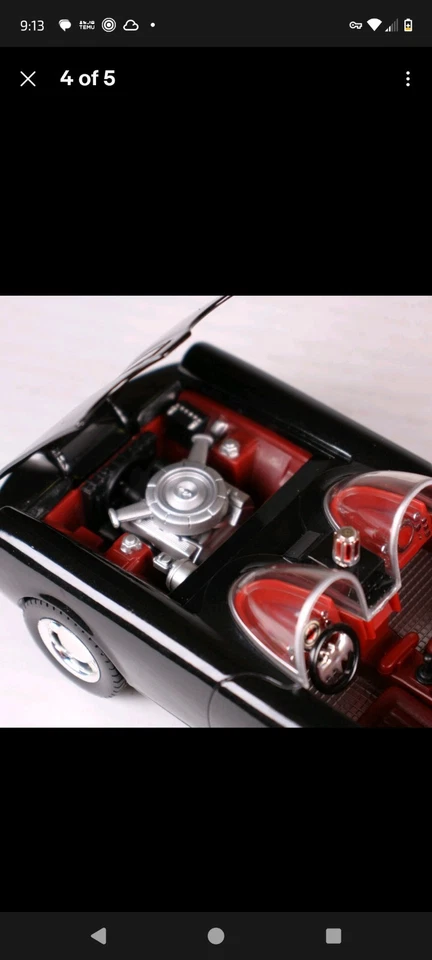 1960's Batman Die-Cast Batmobile 1:43 Scale CORGI DC Comics BMBV1 🔥🔥 - Image 2 of 3