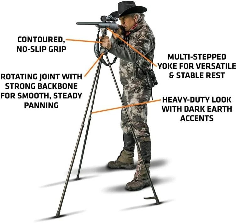 Primos Trigger Stick Gen3 Shooting Stick, Adjustable Height, One Size, Black - Image 2 of 4