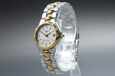 LONGINES Conquest L1.113.3 V.H.P. Date Quartz Bracelet Ladies Watch Near MINT