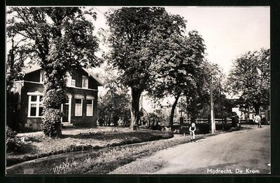 Postcard Mijdrecht, De Krom 1951