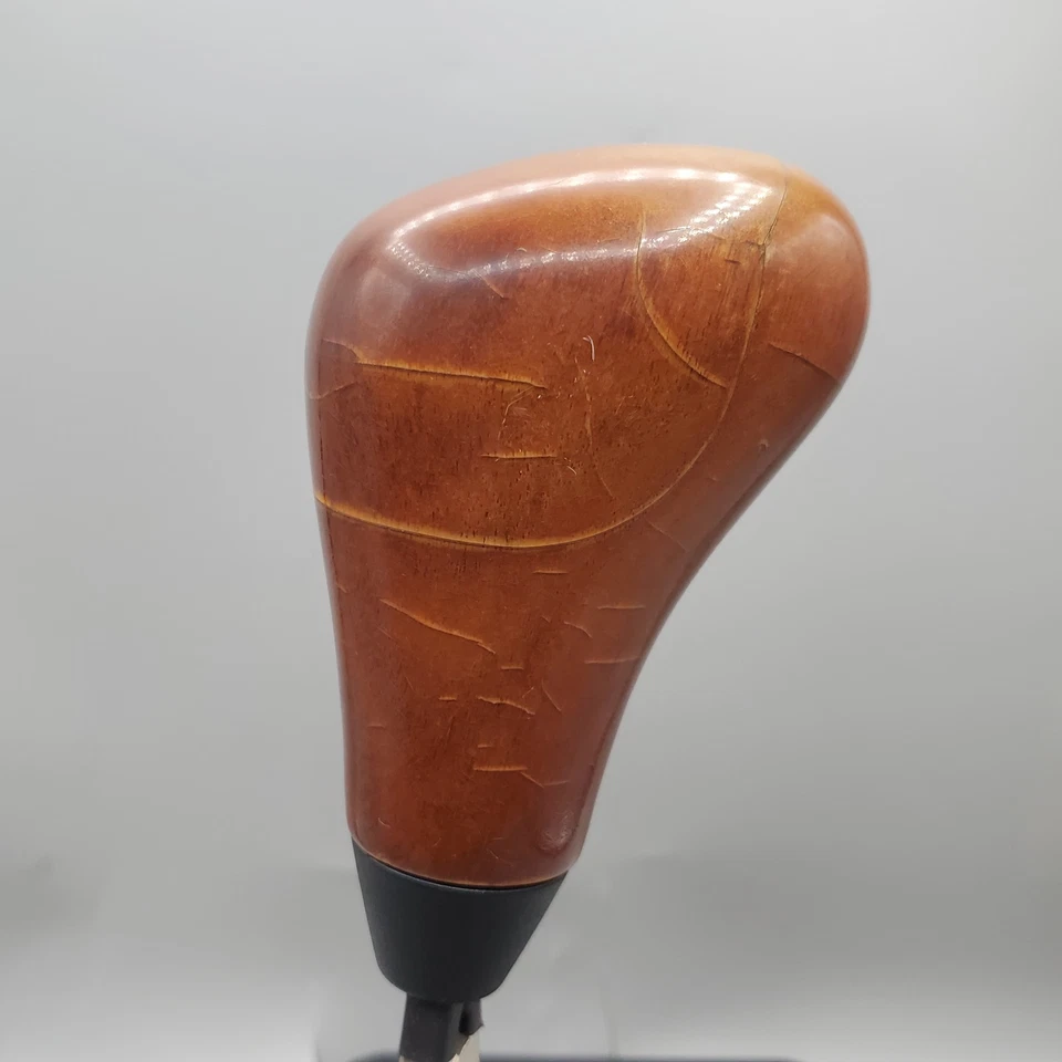 Mercedes-Benz ML 430 1998-2001 palanca de cambios perilla de grano de madera bisel de arranque selector de cambios Foto 3 de 4
