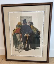 Norman Rockwell’s “Stock Exchange” Framed, Signed, Lithograph, AP 32 of 35