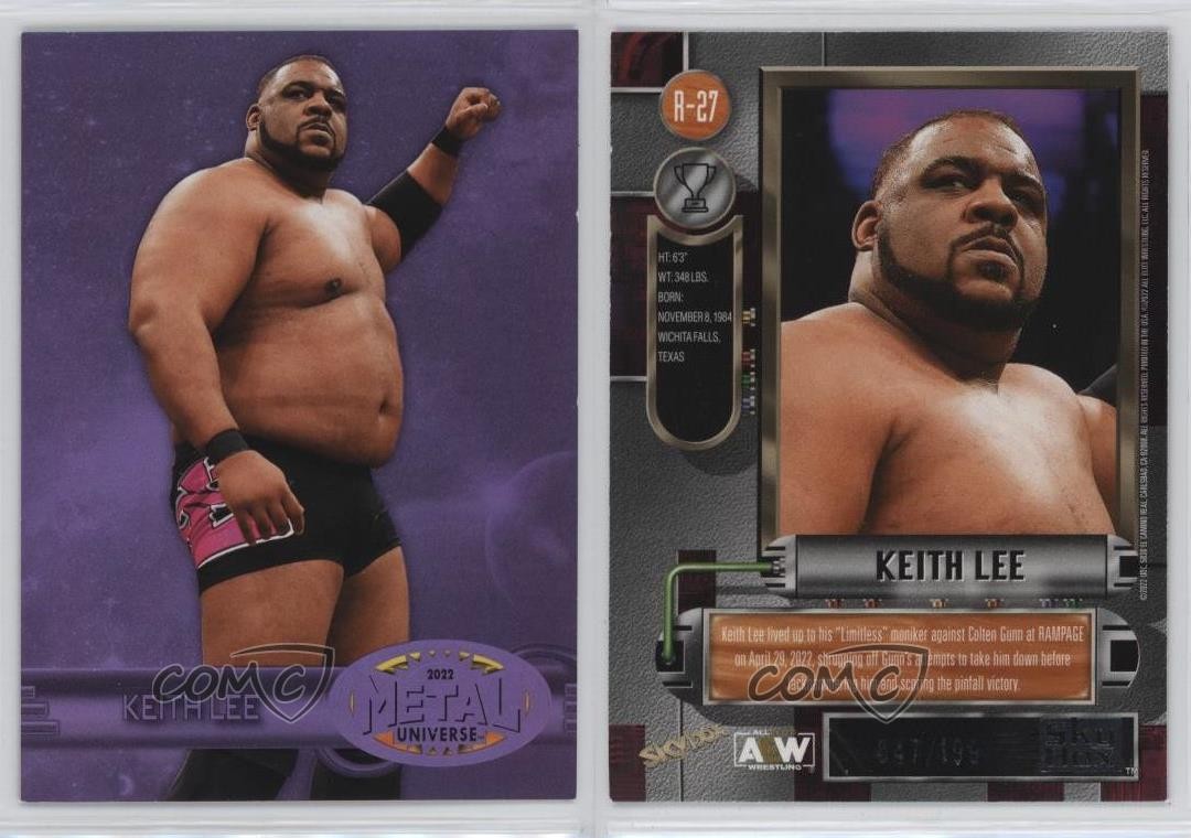 2022 Skybox Metal Universe AEW All Elite Wrestling 1997-98 Retro Keith Lee 1g2u thumbnail 3