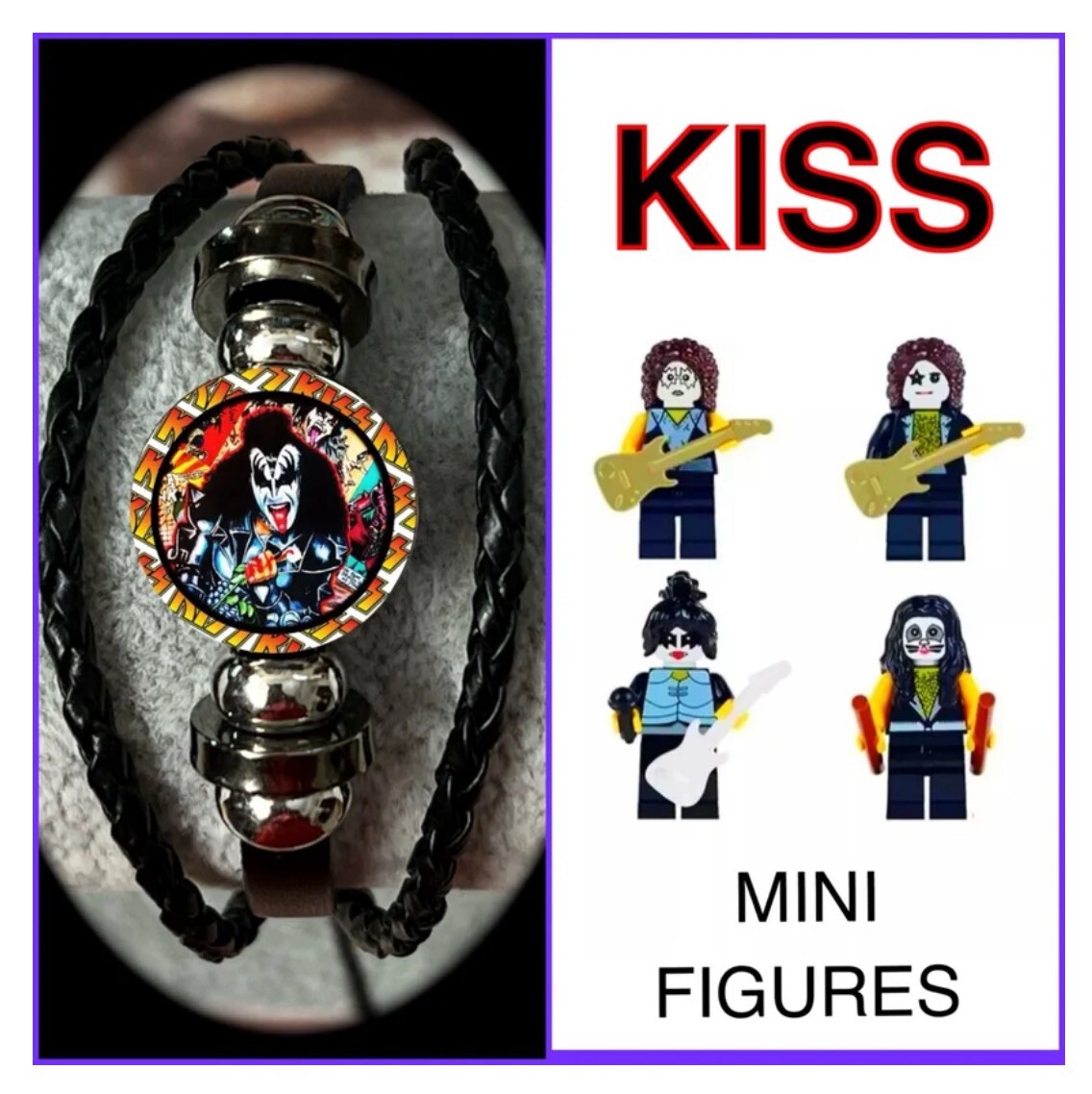 KISS TOYS MINI FIGURES LOT OF FOUR STILL IN THE PACKAGES