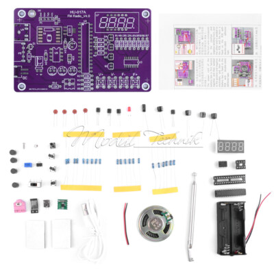 87-108MHz HU-017A RDA5807S FM Radio Kit Set Electronic DIY Parts with/No Shell