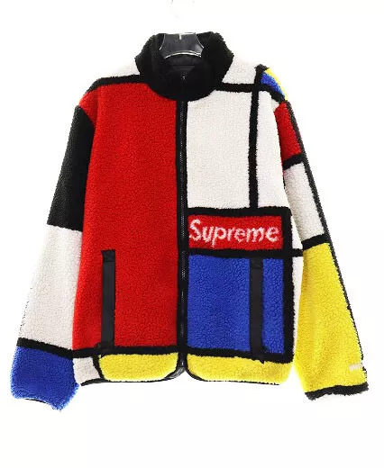 M Supreme 20Aw Reversible Colorblocked Fleece Jacket