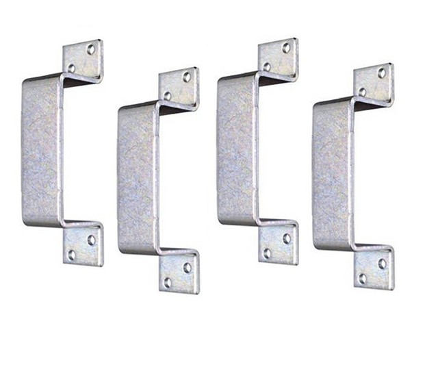 (4) Closed Bar Holder Zinc Plated Steel New eBay