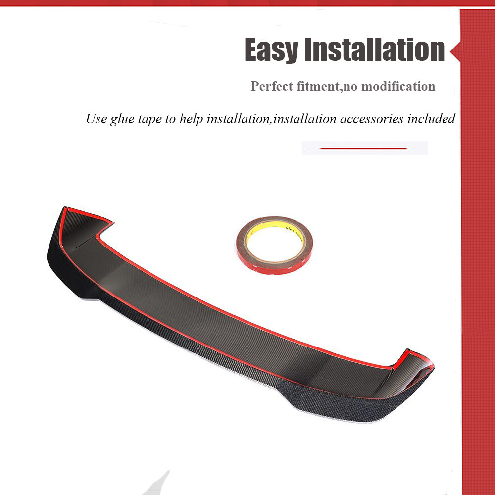 for BMW X3 2018-2019 Rear Roof Window Spoiler Boot Wing Lip Carbon  