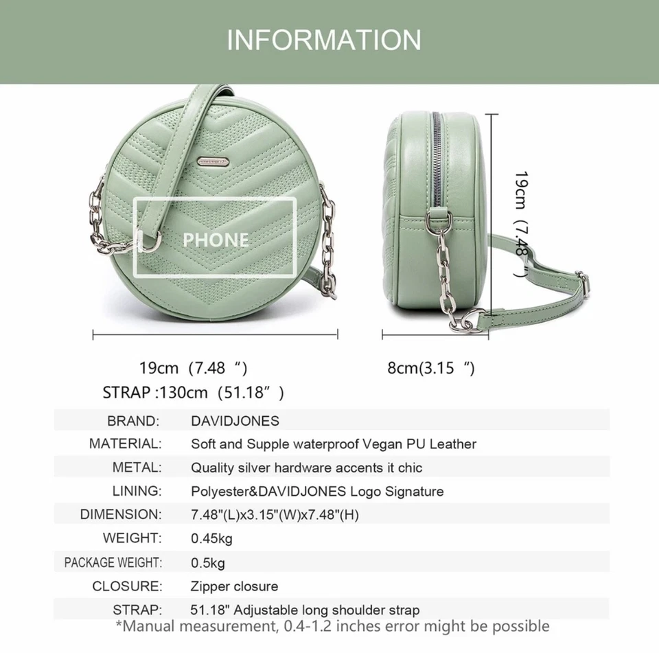 David Jones Handbag Sling Bag Shoulder Bag Crossbody Bag Women bags - Image 4 of 4