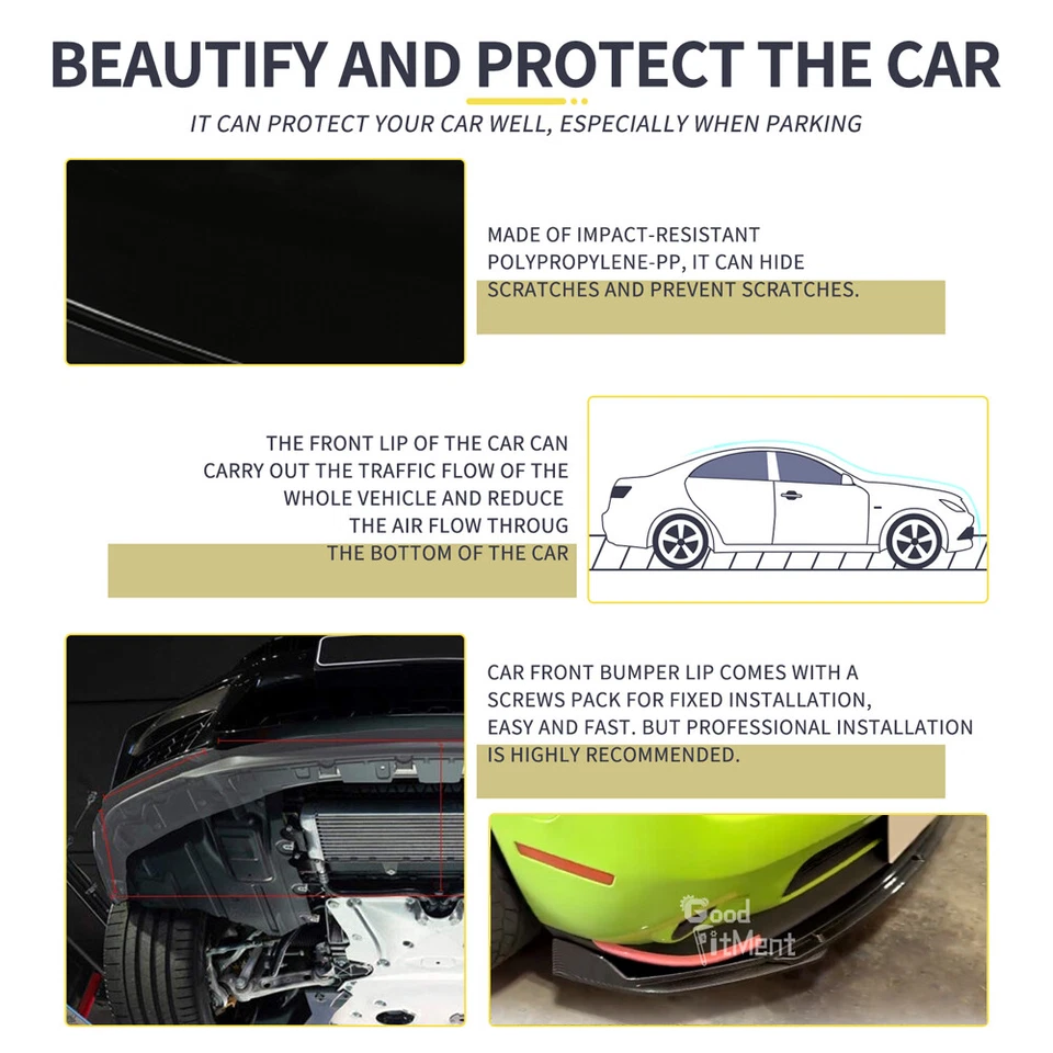 Glänz Frontspoiler Spoilerschwert Lippe + Seitenschweller Für Audi A6 4G C7 A7 - Bild 4 von 4