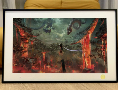 XingKong Studio Ne Zha Shen Gongbao Decoration Painting 61×40cm In Stock