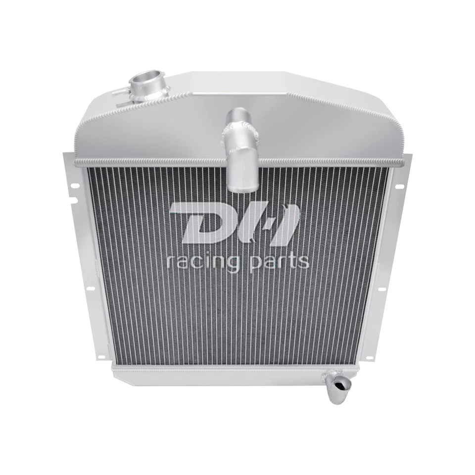 Radiador de 3 filas para 1947-1949 48Plymouth P15 Deluxe Chrysler New Yorker 3,6 L 5,3 L Foto 3 de 4