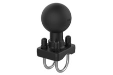 RAM-D-235U; Double U-Bolt Ball Base for 1"-1.25" Rails with D Size 2.25" ball