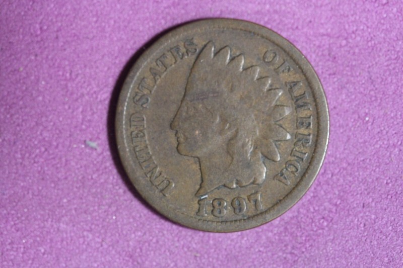 ESTATE FIND 1897 - INDIAN HEAD CENT!!  #N04890