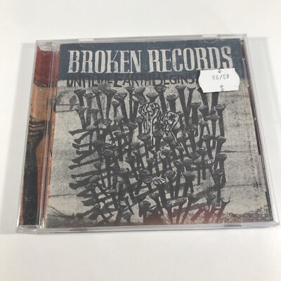 Broken Records - Until The Earth Begins To Part CD Album