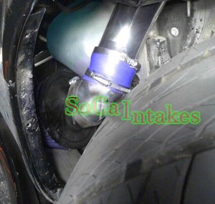 Синий 2шт холодный воздухозаборник набор и фильтр для 1999-2004 Oldsmobile Alero 3.4L V6 - Изображение 2 из 2