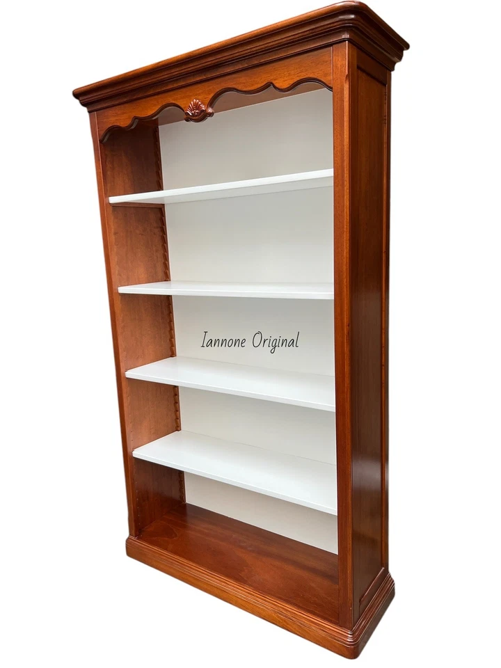 LIBRERIA COLORE CILIEGIO E BIANCO SALOTTO UFFICIO CAMERETTA PRONTA CONSEGNA - Immagine 2 di 2