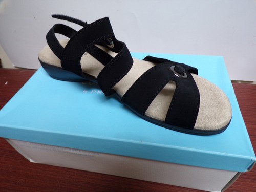 Women's Predictions Comfort Plus Black Peggy Strappy Sling Sandal, Size 9W, NEW! | eBay