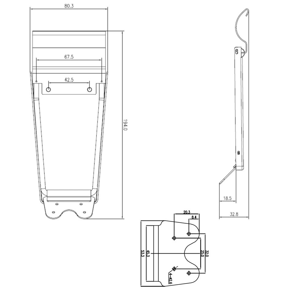 Guitarra Versión Larga/Corta Vibrola Trémolo Cordal Vibrato Se adapta a SG/ES Foto 4 de 4