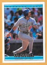 KAL DANIELS LOS ANGELES DODGERS #343 - DONRUSS NM-MT 1992