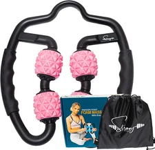 Foam Roller Deep Tissue Massager | Myofascial Massage Tools with Drawstring Gym 
