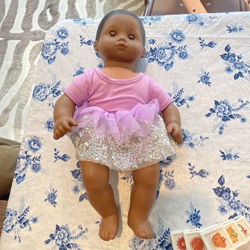 American Girl Bitty Baby African American Doll Molded Hair W/Blocks - Picture 7 of 11