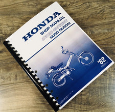 Honda Urban Express 50 NU50 NU50M Motorcycle Scooter Bike Service Shop Manual