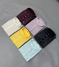 Elegance White Silk Real Mirror Work Kurta Pyjama Set For New Year Party Wear