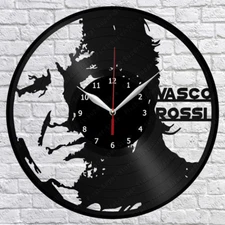 Vasco Rossi Vinyl Record Wall Clock Fan Art Home Decor Original Gift 1578