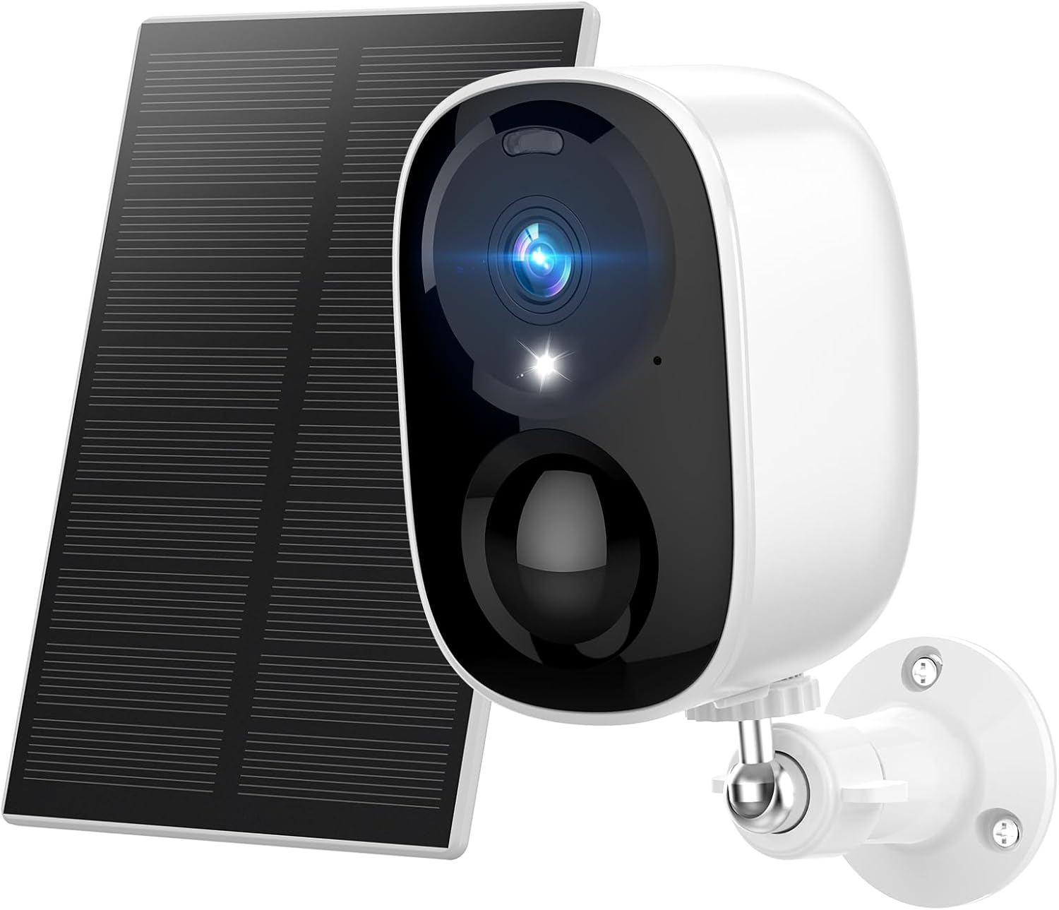HAWKRAY Solar Security Cameras Outdoor, 2K Battery Powered Wifi Bluetooth Survei