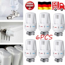 6 stk Thermostatkopf Heizk&ouml;rper Regler Thermostat Kopf Heizung Ventil M30 x 1,5