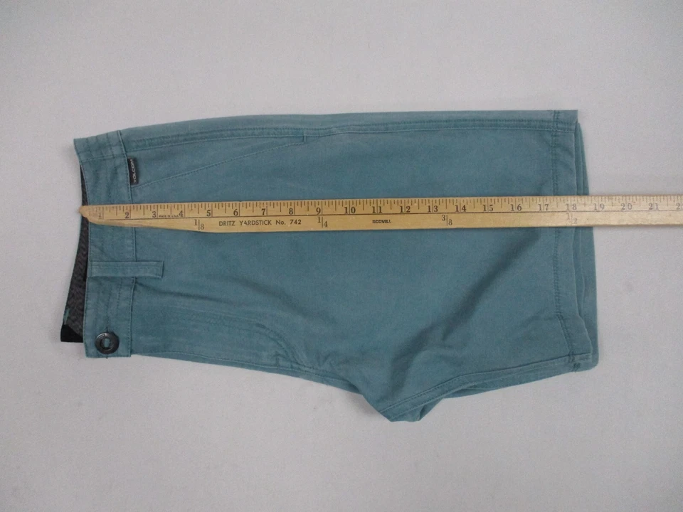 Volcom Shorts Men's Size 30 Blue Chino Casual Stretch - Image 4 of 4