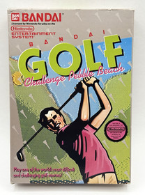 Bandai Golf: Challenge Pebble Beach Nintendo NES CIB Probado &iexcl;ENV&Iacute;O R&Aacute;PIDO LIMPIO!