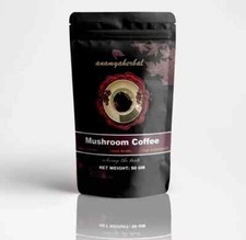 Organic Ground Instant Mushroom Coffee w/ Lion's Mane  Chaga - Low Acid 50G
