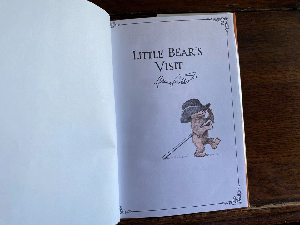 LITTLE BEAR'S VISIT, Else Minarik & Maurice Sendak, SIGNED re-issue 1989 HCDJ - Image 3 of 4