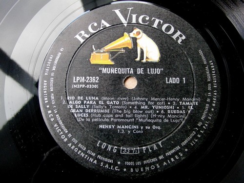 AUDREY HEPBURN Breakfast At Tiffany's OST Top Rare ED. LP 1961 Muñequita de Lujo - Picture 3 of 4