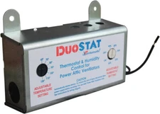 Ventamatic DuoStat Power Attic Vent Thermostat and Humidistat XXDUOSTAT