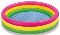 Intex Sunset Glow Swimming Pool Planschbecken Babypool Regenbogen 147 X 33 Cm